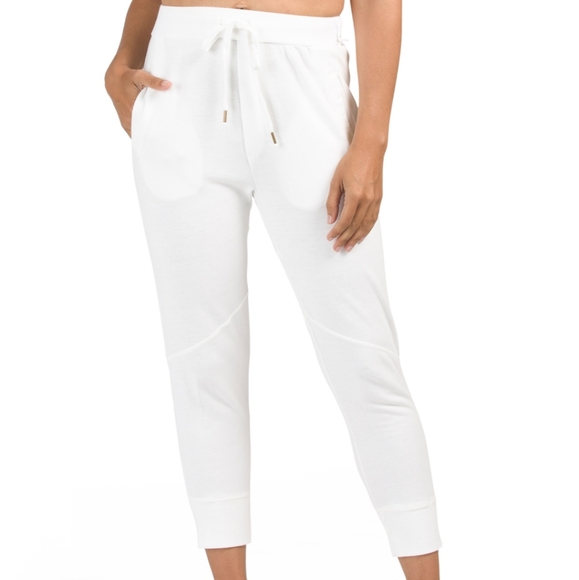 NWT Young Fabulous & Broke White Joggers - Picture 1 of 4